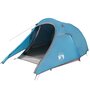Voir la diapositive 2 : VIDAXL Tente de camping tunnel 3 personnes bleu impermeable