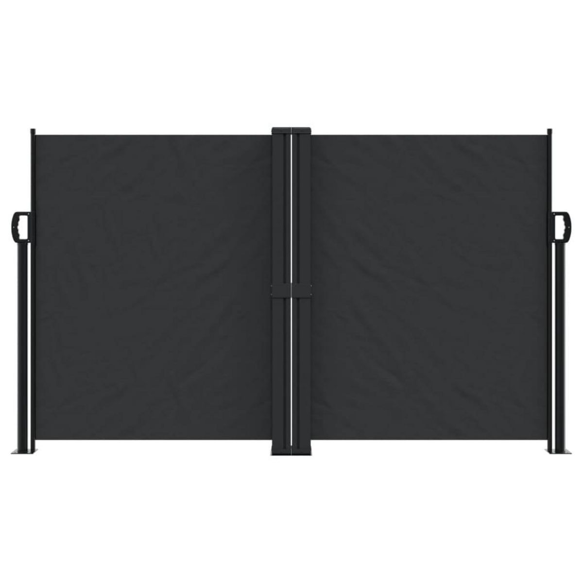 VIDAXL Auvent lateral retractable noir 140x1000 cm