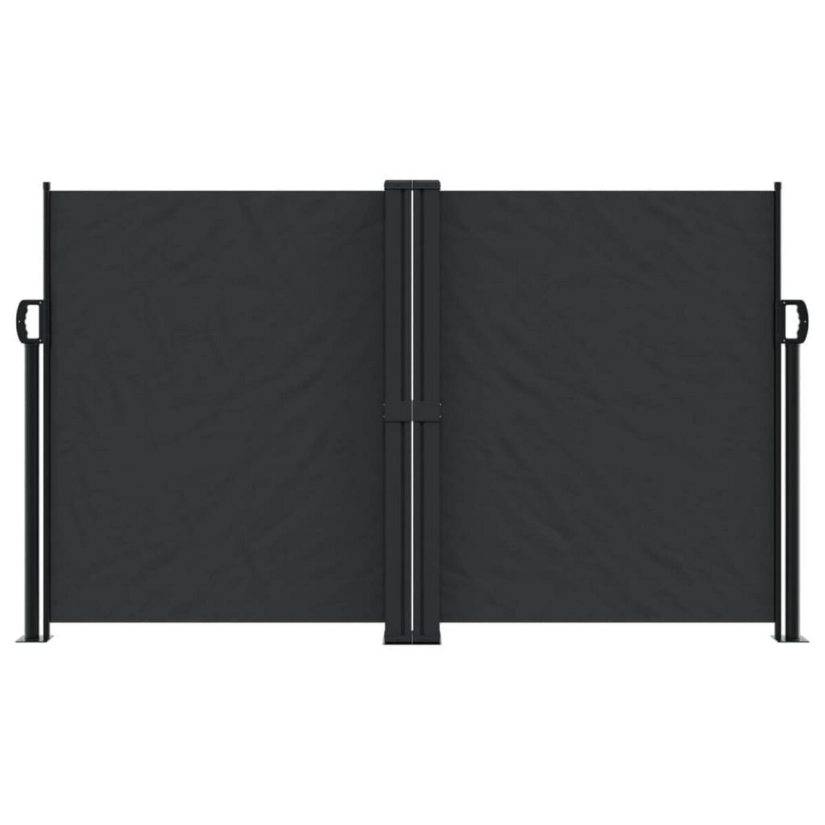 VIDAXL Auvent lateral retractable noir 140x1000 cm
