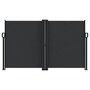 Voir la diapositive 3 : VIDAXL Auvent lateral retractable noir 140x1000 cm