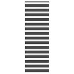 VIDAXL Store zebre noir 80x230 cm largeur du tissu 75,9 cm polyester