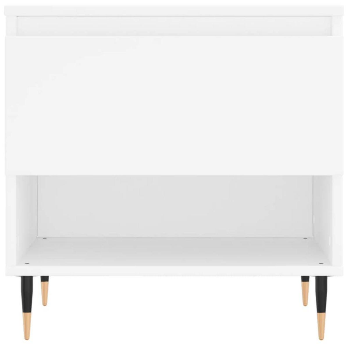 VIDAXL Table basse blanc 50x46x50 cm bois d'ingenierie