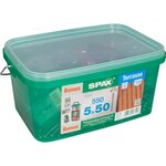 CENTRALE BRICO Lot de 550 vis terrasse inox tête cylindrique étoile SPAX, Diam.5 mm x L.50 mm