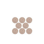 CENTRALE BRICO Lot de 8 patins feutre en laine adhésif, SCOTCH, diam. 22 mm, beige