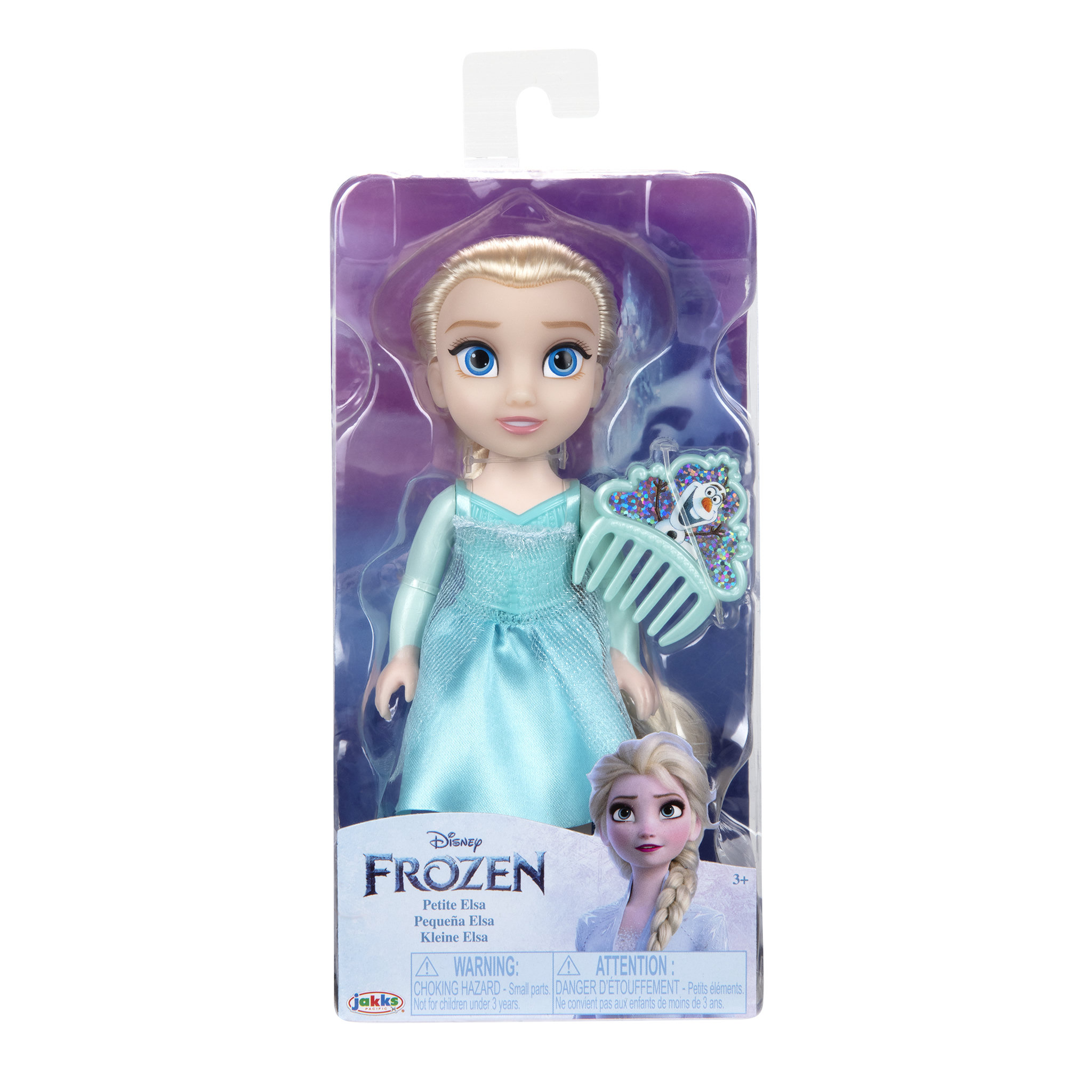 Voir la diapositive 2 : JAKKS PACIFIC Poupée Disney Princess Elsa - 15 cm