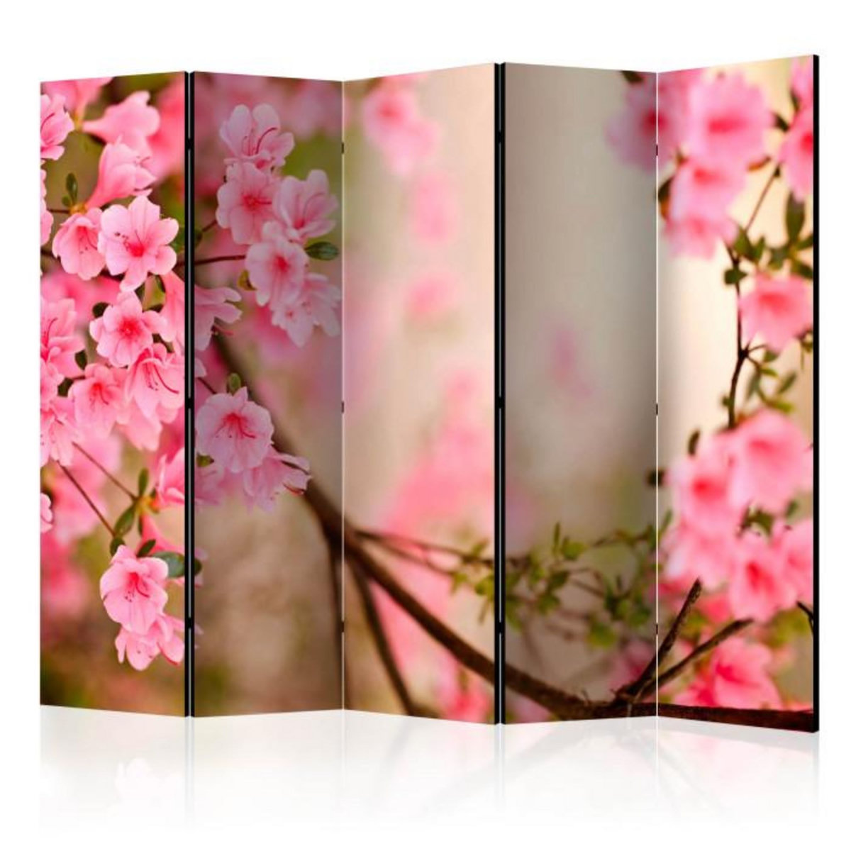 Paris Prix Paravent 5 Volets  Pink Azalea  172x225cm