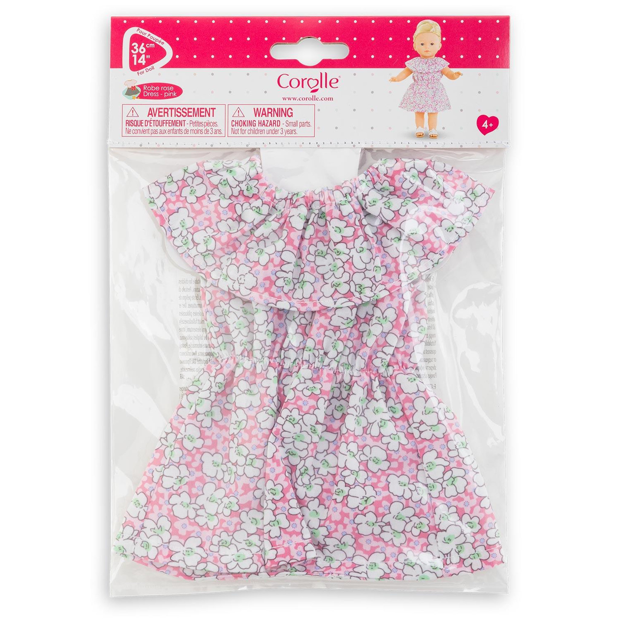 Voir la diapositive 3 : Corolle Robe Rose pour poupée ma Corolle