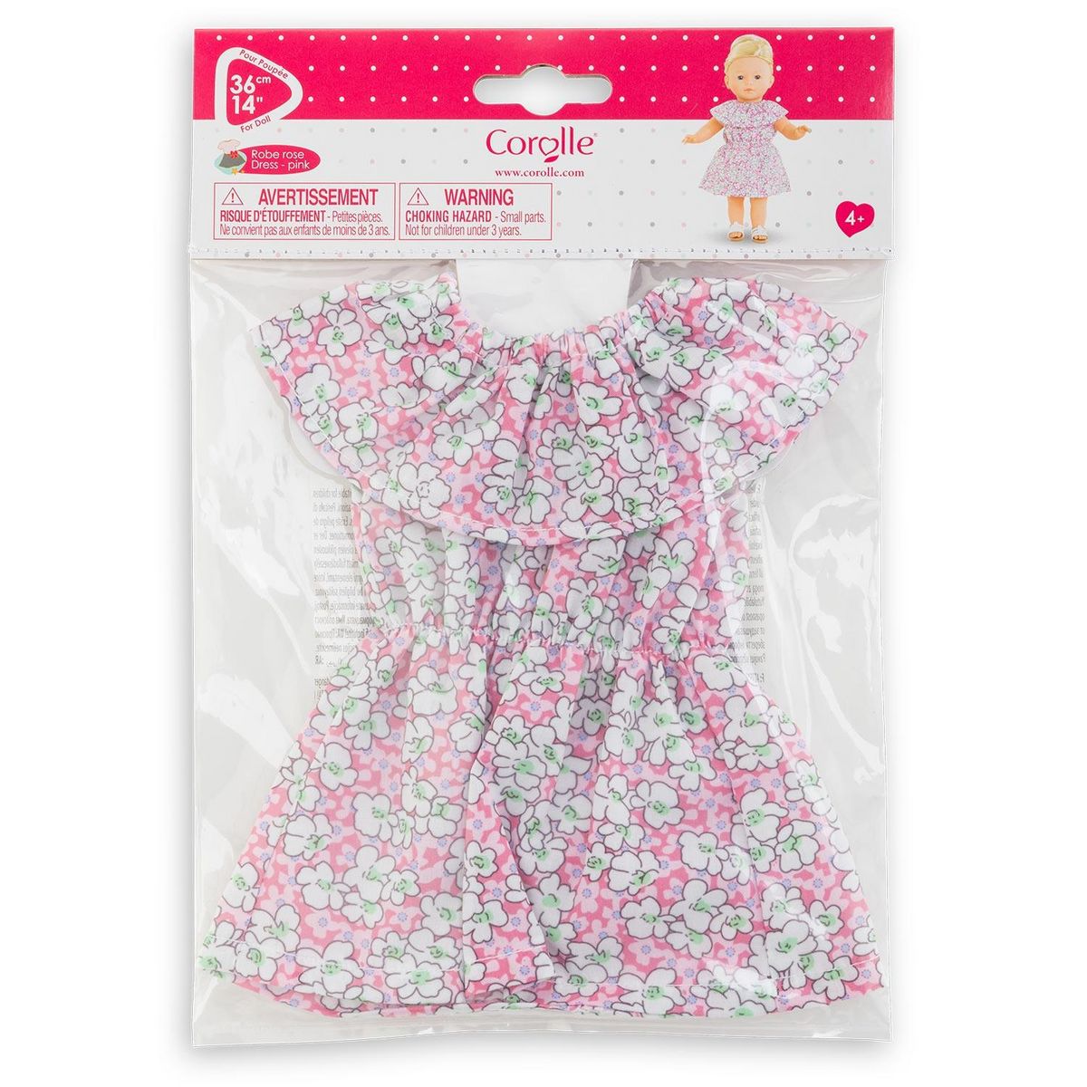 Corolle Robe Rose pour poupée ma Corolle