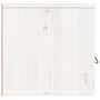 Voir la diapositive 5 : VIDAXL Armoires murales 2 pcs Blanc 80x30x30 cm Bois de pin massif