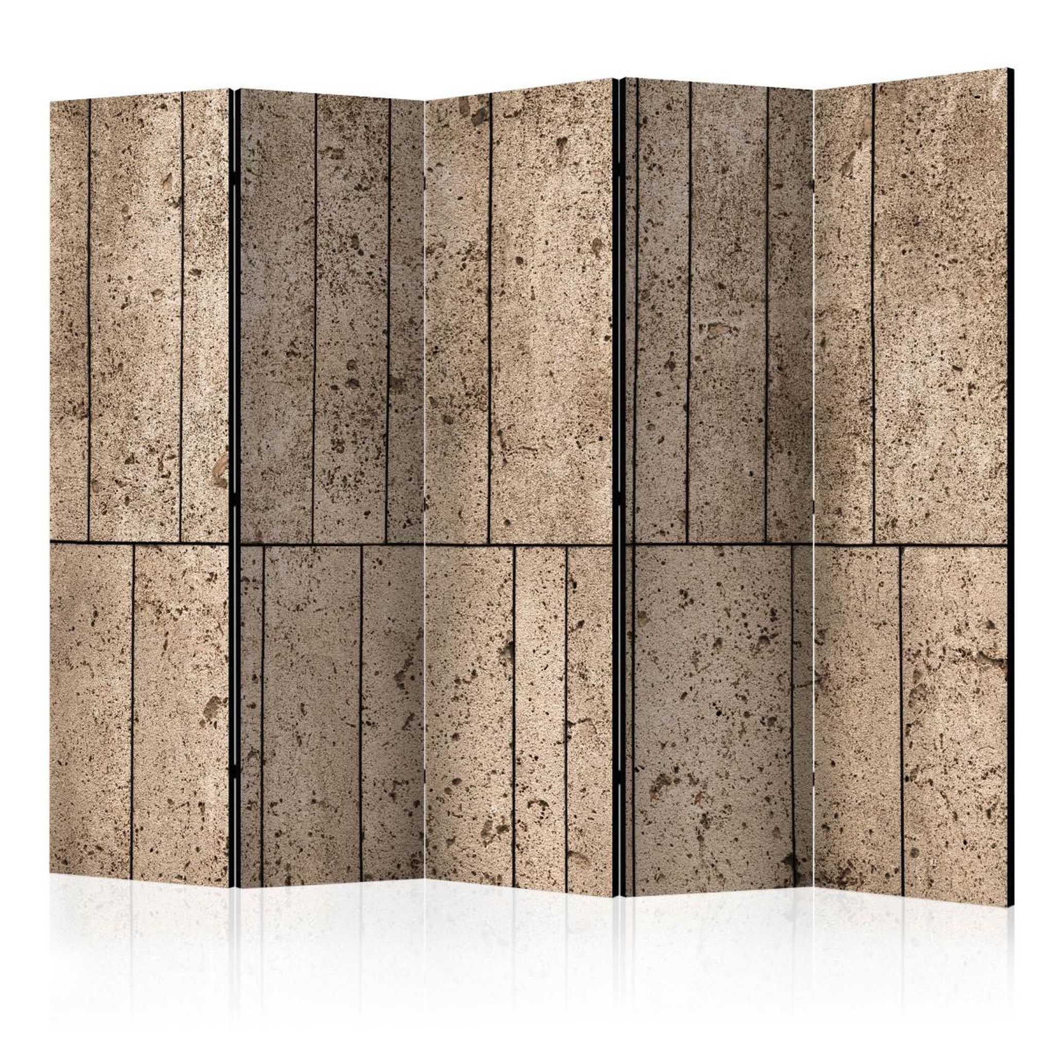 Paris Prix Paravent 5 volets  beige wall  172x225cm
