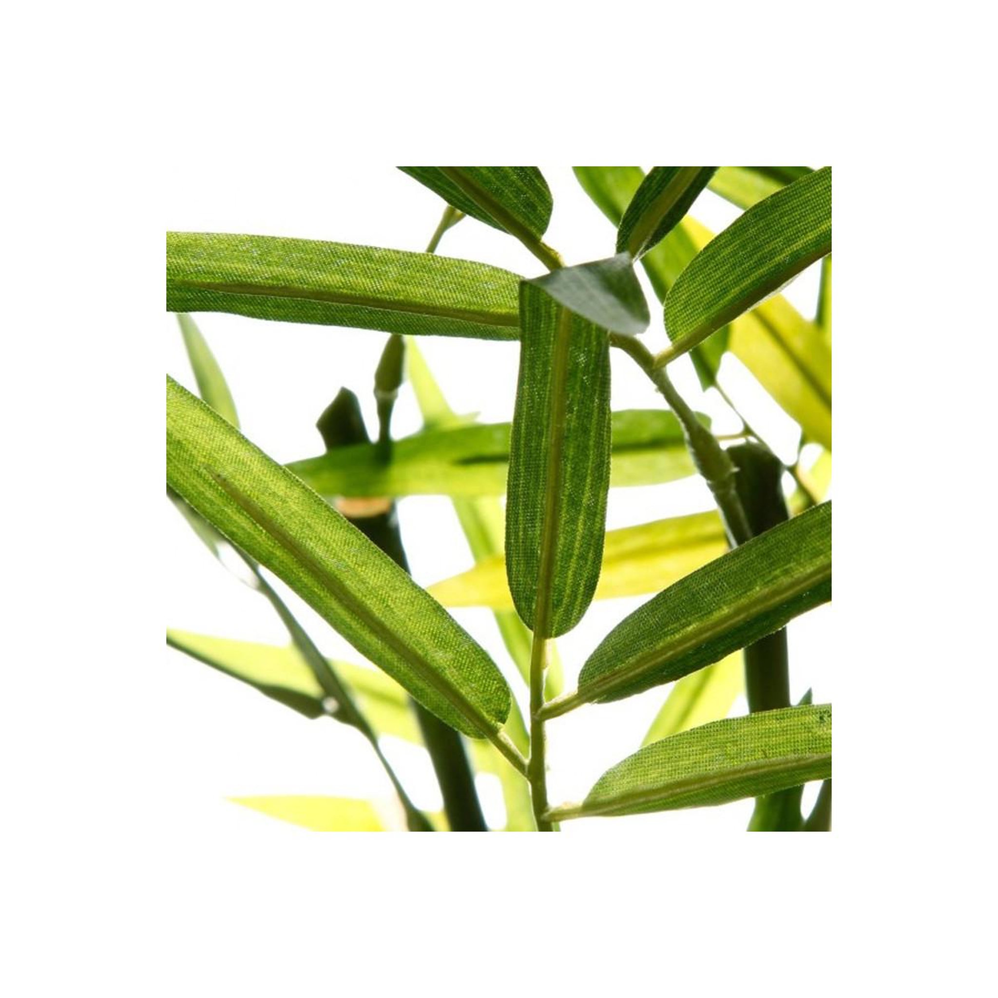 Voir la diapositive 2 : ATMOSPHERA Plante artificielle en pot  bambou  35cm noir
