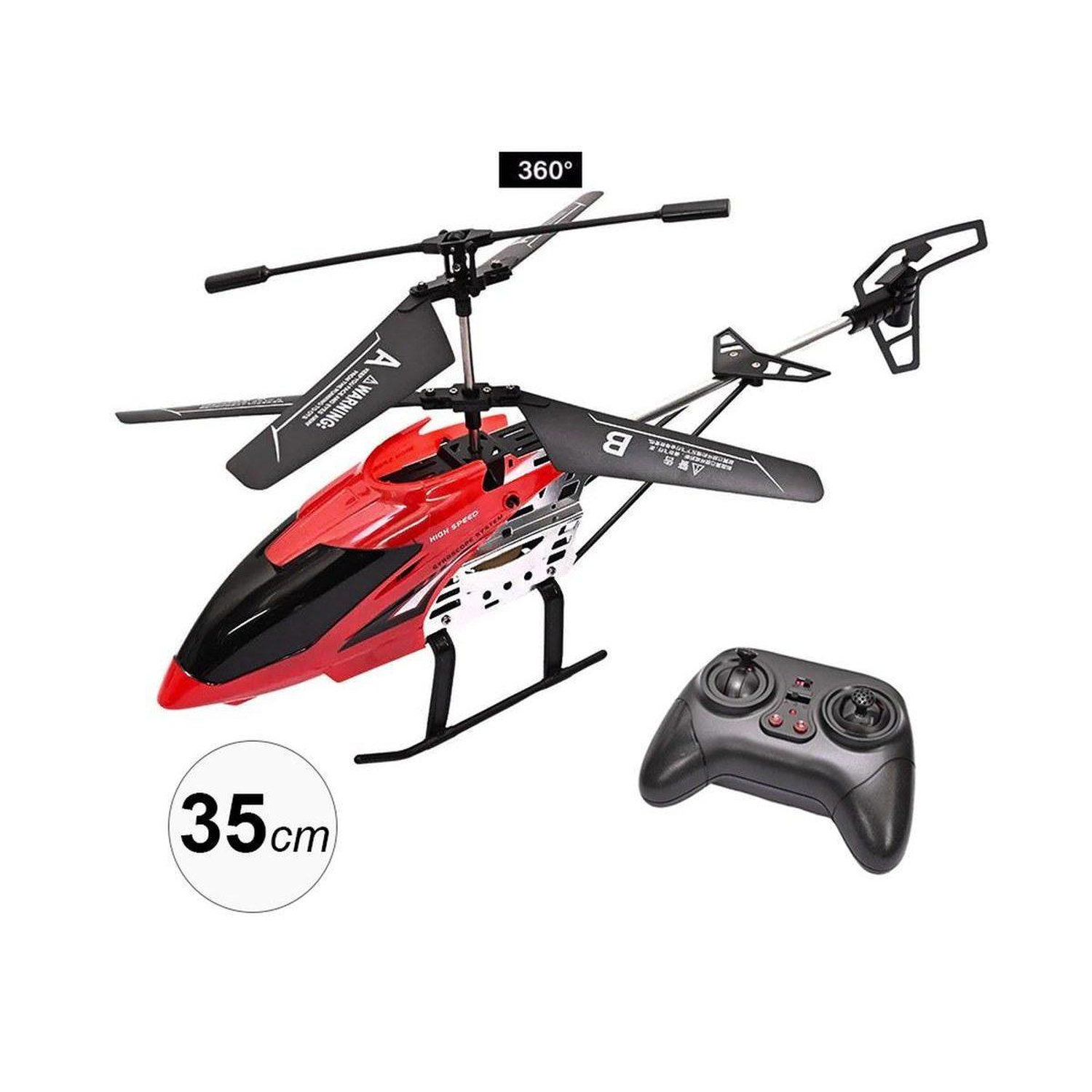 Hélicoptère Télécommandé 1001jouets 3 5 Ch Gyroscope 35 Cm Led Abs - vue 2