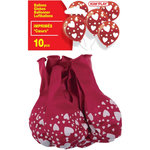 Kim Play 10 BALLONS IMPRIM COEUR KIM PLAY COU1255