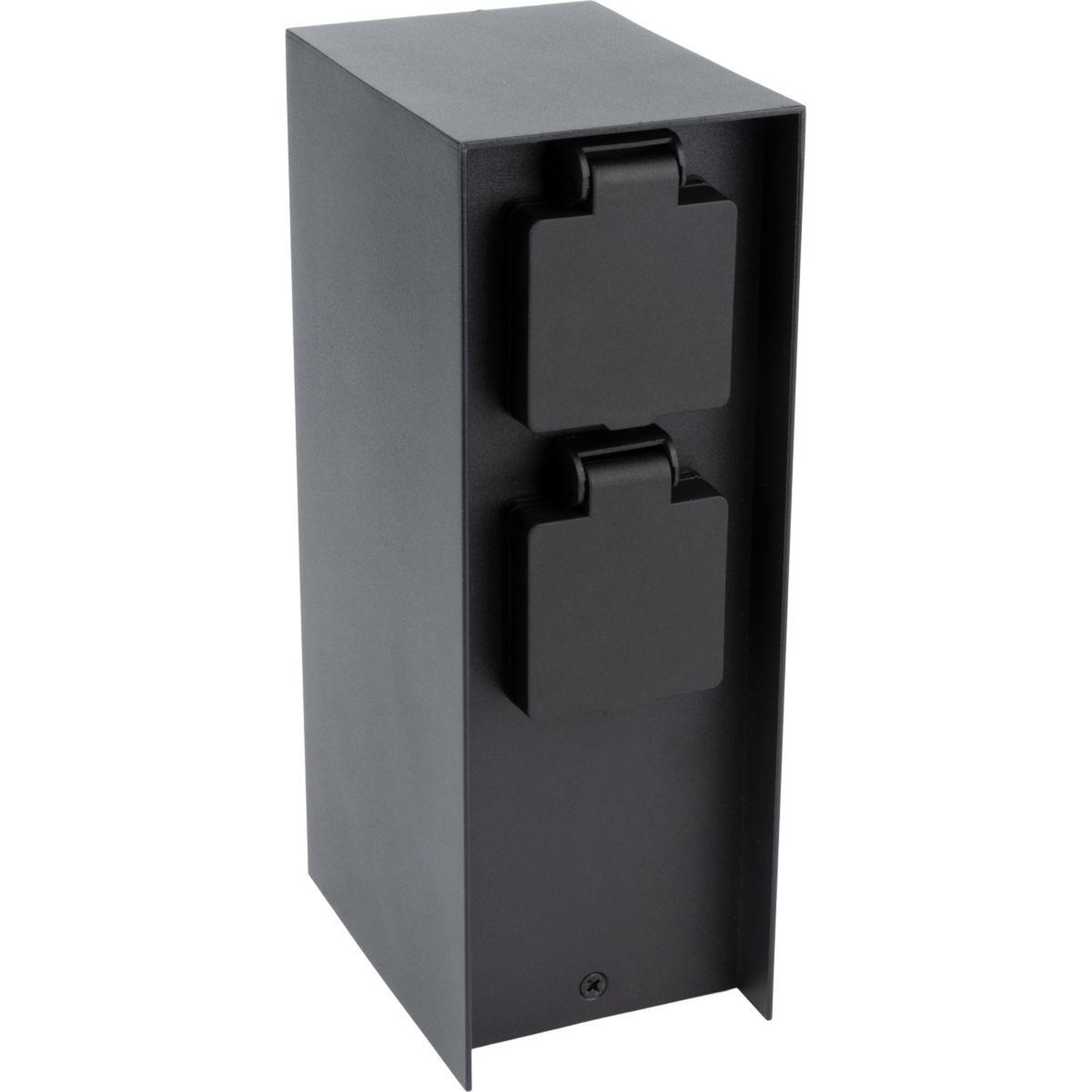 ZENITECH Multiprise de jardin à fixer 4x16a ip44 alu noir