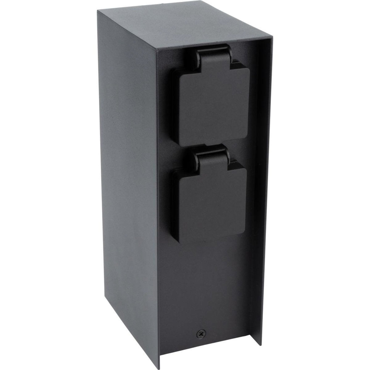 ZENITECH Multiprise de jardin à fixer 4x16A IP44 alu noir