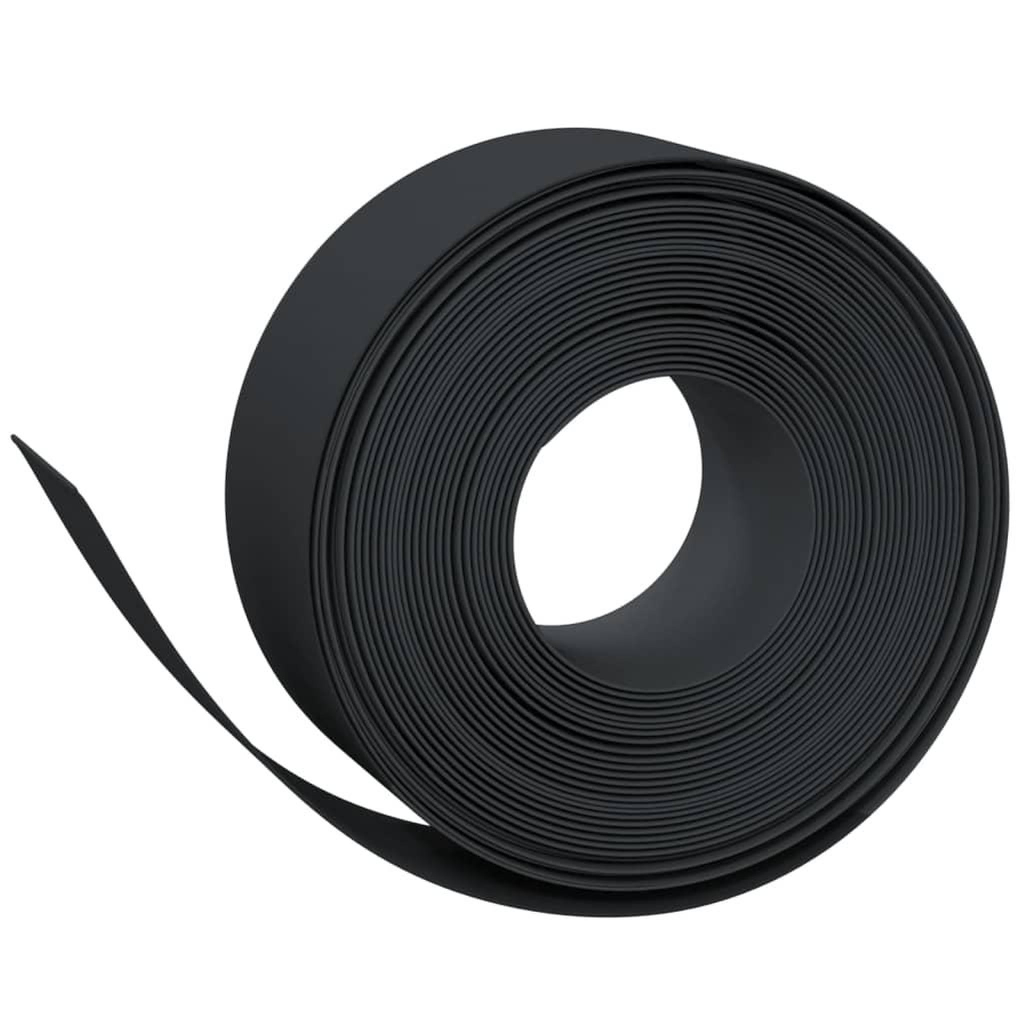 Voir la diapositive 3 : VIDAXL Bordures de jardin 4 pcs noir 10 m 20 cm polyethylene