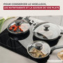 Voir la diapositive 5 : Fackelmann Couvercle de cuisson en verre 24 cm Fackelmann