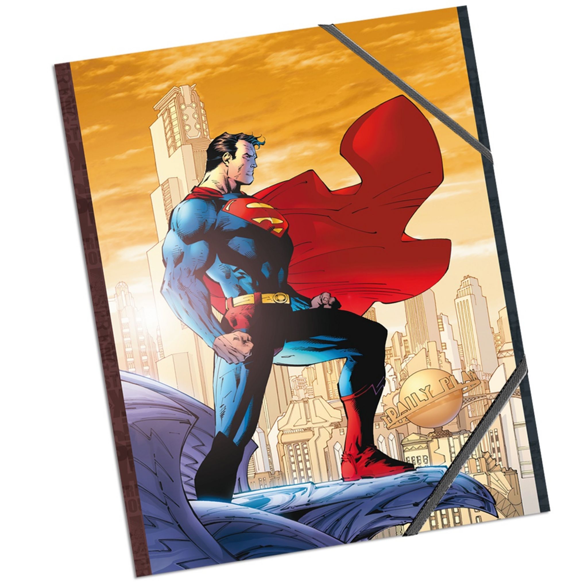 T-shirt Superman DC Comics Garçon - Taille XXL (18), Manches Courtes, Bleu Et Rouge, Occasion Très Bon état