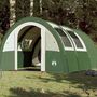 Voir la diapositive 1 : VIDAXL Tente de camping tunnel 4 personnes vert impermeable