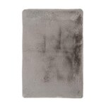 Paris Prix Tapis de Bain Doux Antidérapant  Rabbit  Gris Clair. Coloris disponibles : Gris