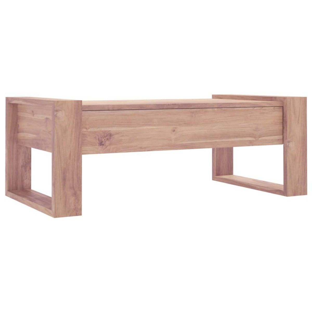 VIDAXL Table basse 110x60x40 cm Bois de teck massif