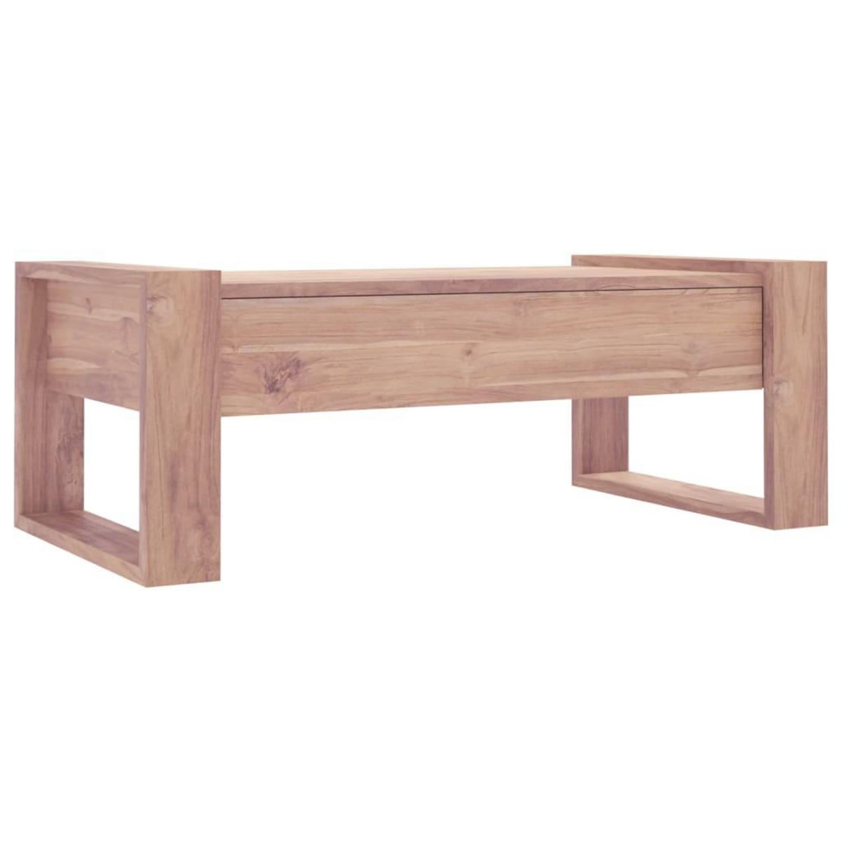 VIDAXL Table basse 110x60x40 cm Bois de teck massif