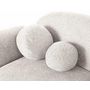 Voir la diapositive 4 : LISA DESIGN Velris - canapé d'angle droit 3 places en tissu moucheté