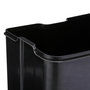 Voir la diapositive 3 : FIVE Poubelle en Métal  Cuisine  30L Noir