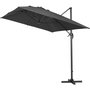 Voir la diapositive 2 : Habitat et Jardin Parasol jardin déporté Alu  Sun 4  - Rectangle - 3 x 4 m + Housse de protection - Noir