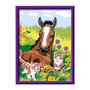 Voir la diapositive 3 : RAVENSBURGER CreArt Kids 18x24cm Cheval et chatons, Kit de peinture par numéros Numéro d'Art, Des 7 ans, 25840, Ravensburger