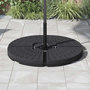 Voir la diapositive 3 : VIDAXL Socle de parasol en forme d'eventail 4 pcs Noir