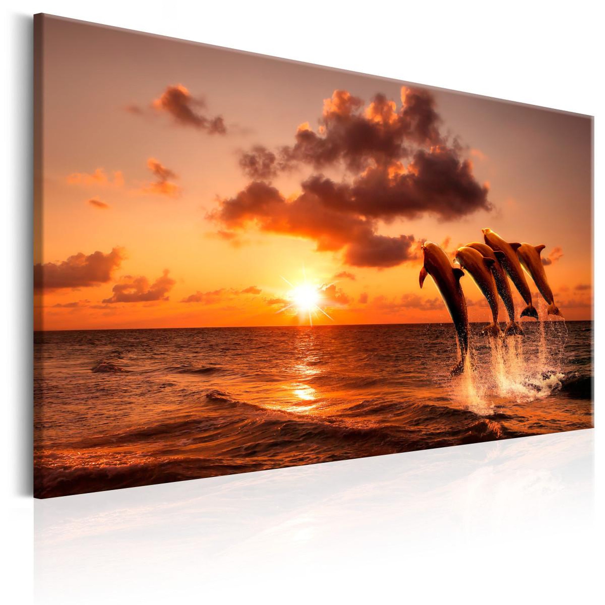 Paris Prix Tableau imprimé  the dolphin's dance. Coloris disponibles : Multicolore