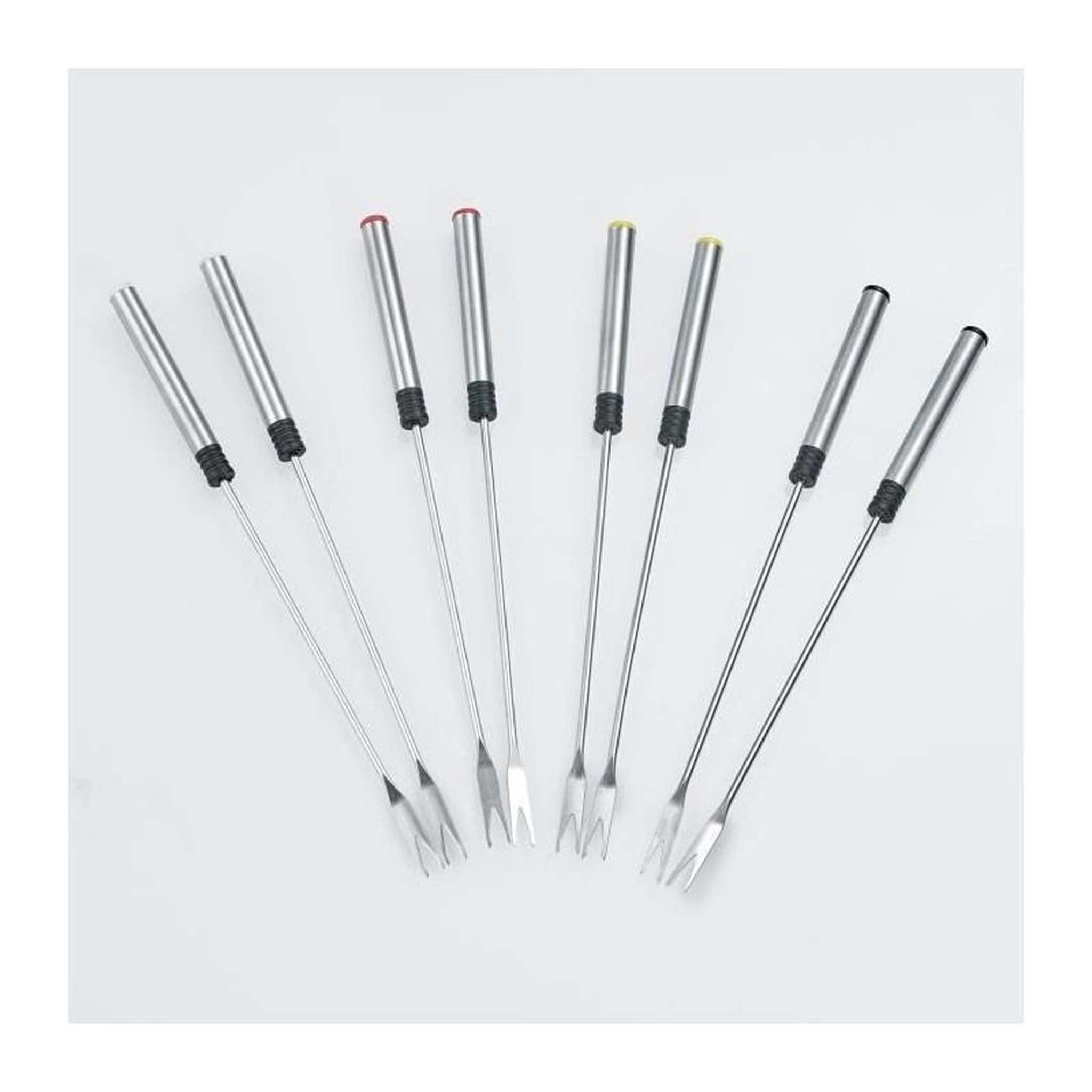 Voir la diapositive 3 : SEVERIN SEVERIN FO2473 Fondue electrique 8 personnes avec caquelon inox amovible, Inclus : Protection anti-projections et 8 fourchettes