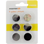 ESSENTIEL B Pile CR 2032 Lot 6 piles Lithium