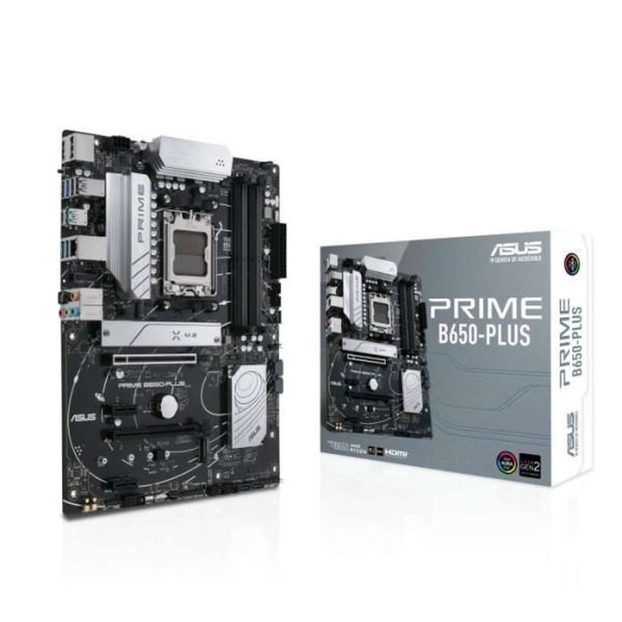 ASUS Carte Mere - ASUS - PRIME B650-PLUS - Socket AM5 - DDR5 - ATX - 128 Go - PCIe 4.0 - SATA-600