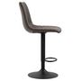Voir la diapositive 2 : IDIMEX Lot de 2 tabourets de bar VENEZA en tissu suédine