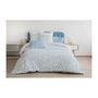 Voir la diapositive 4 : HOME LINGE PASSION Parure de couette HOME LINGE PASSION Adonis - 3 Pcs - 240 x 260 - 100% Coton 57 Fils - Bleu