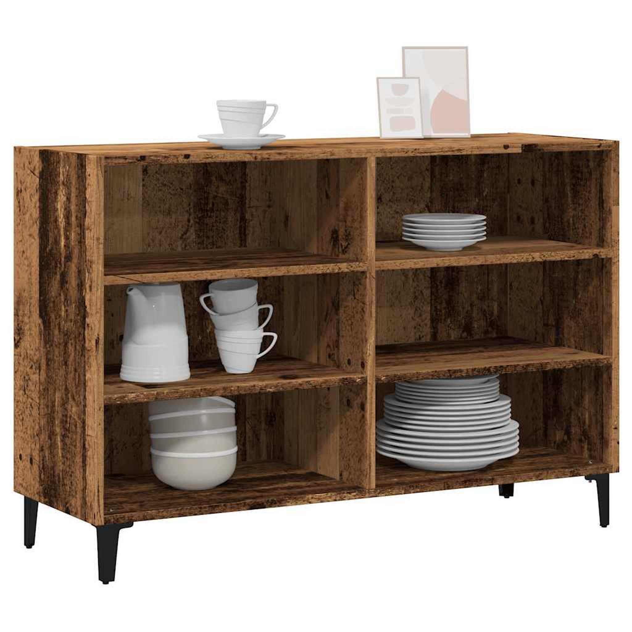 VIDAXL Buffet vieux bois 103,5x35x70 cm bois d'ingenierie