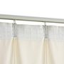 Voir la diapositive 4 : VIDAXL Rideau occultant avec crochets Velours Creme 290x245 cm