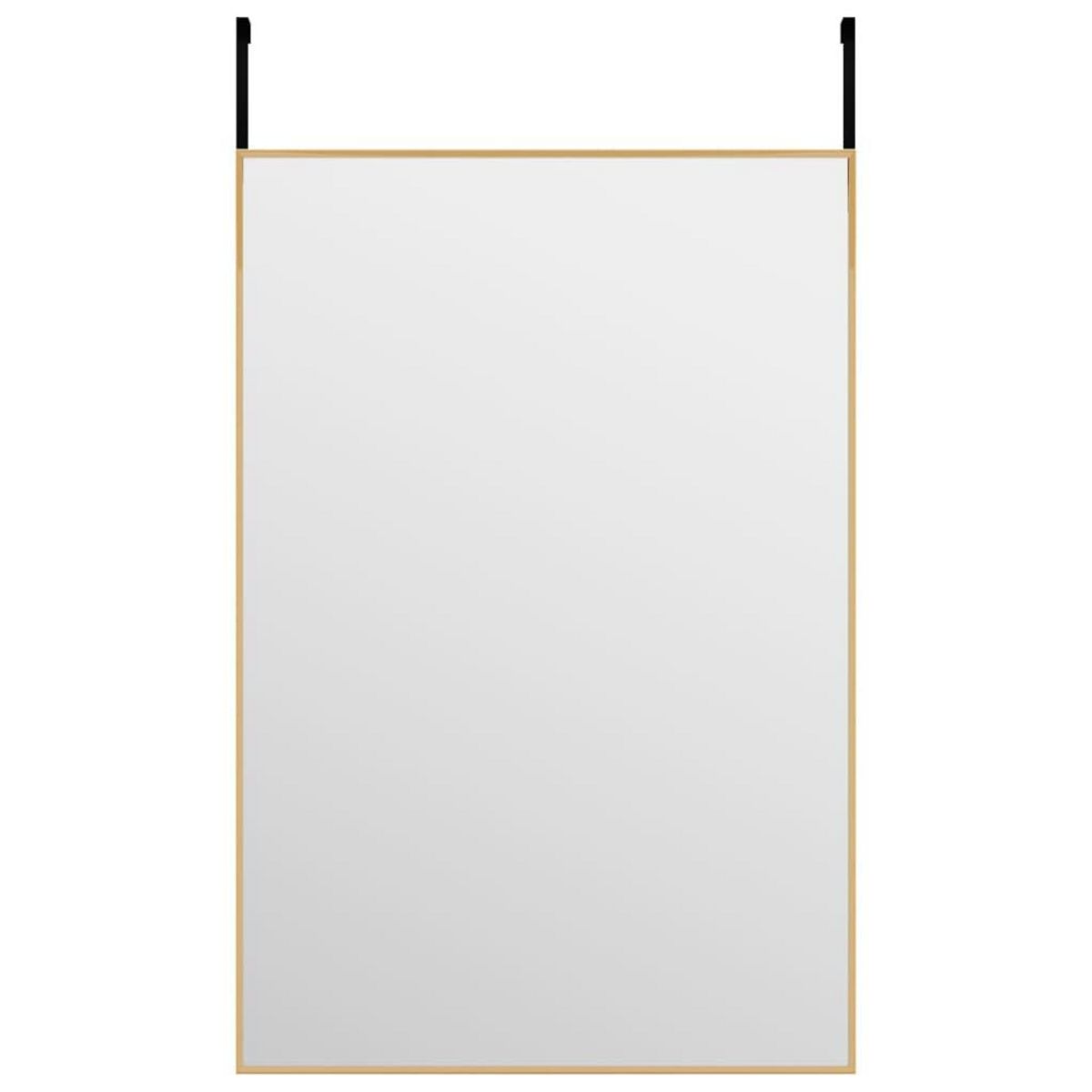 VIDAXL Miroir de porte Dore 40x60 cm Verre et aluminium
