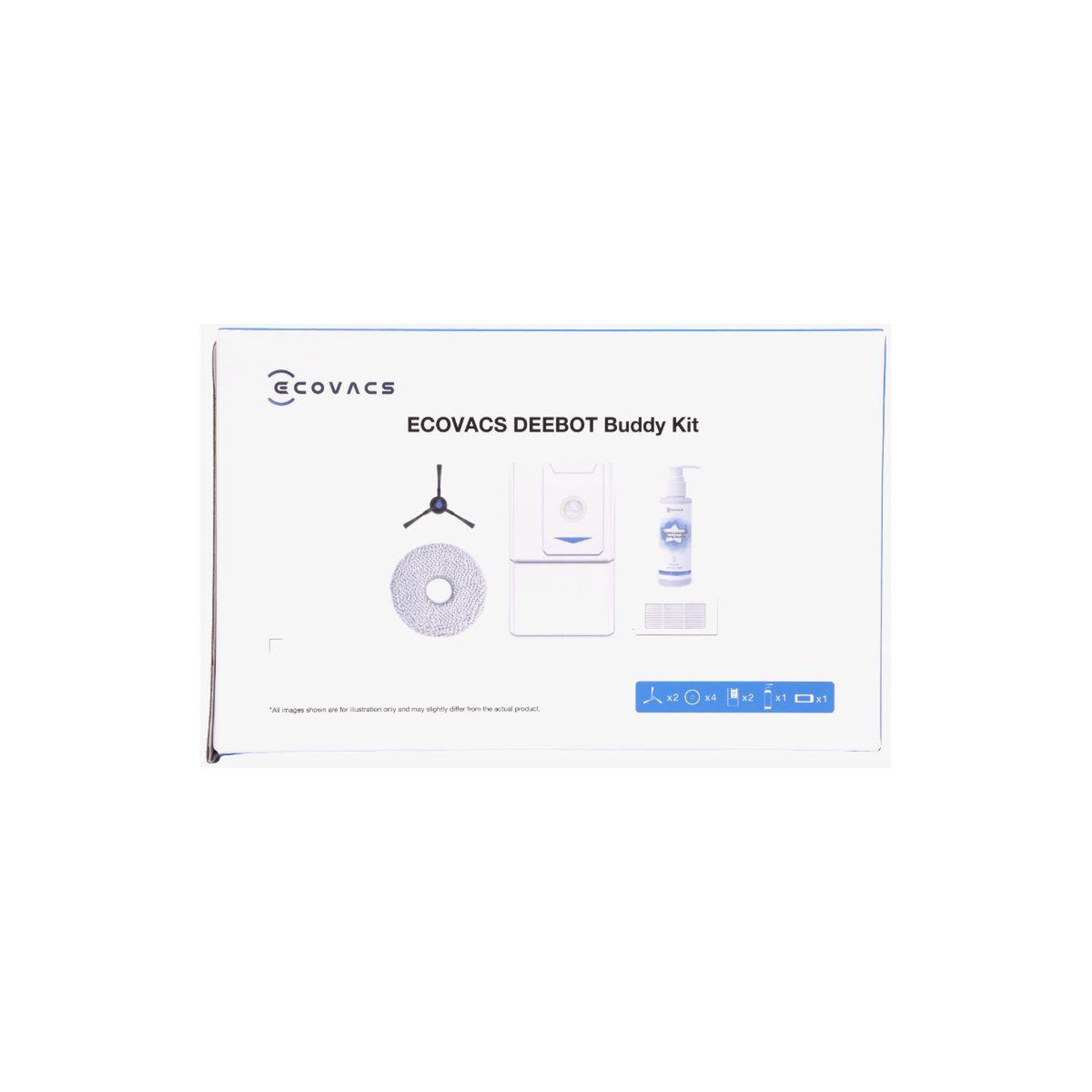 Voir la diapositive 4 : ECOVACS Kit accessoires Premium brosses filtres Deebot T30 Pro Omni