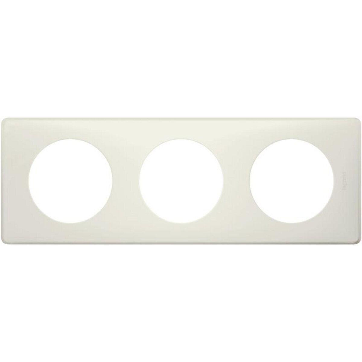 Legrand Celiane plaque 3 postes craie