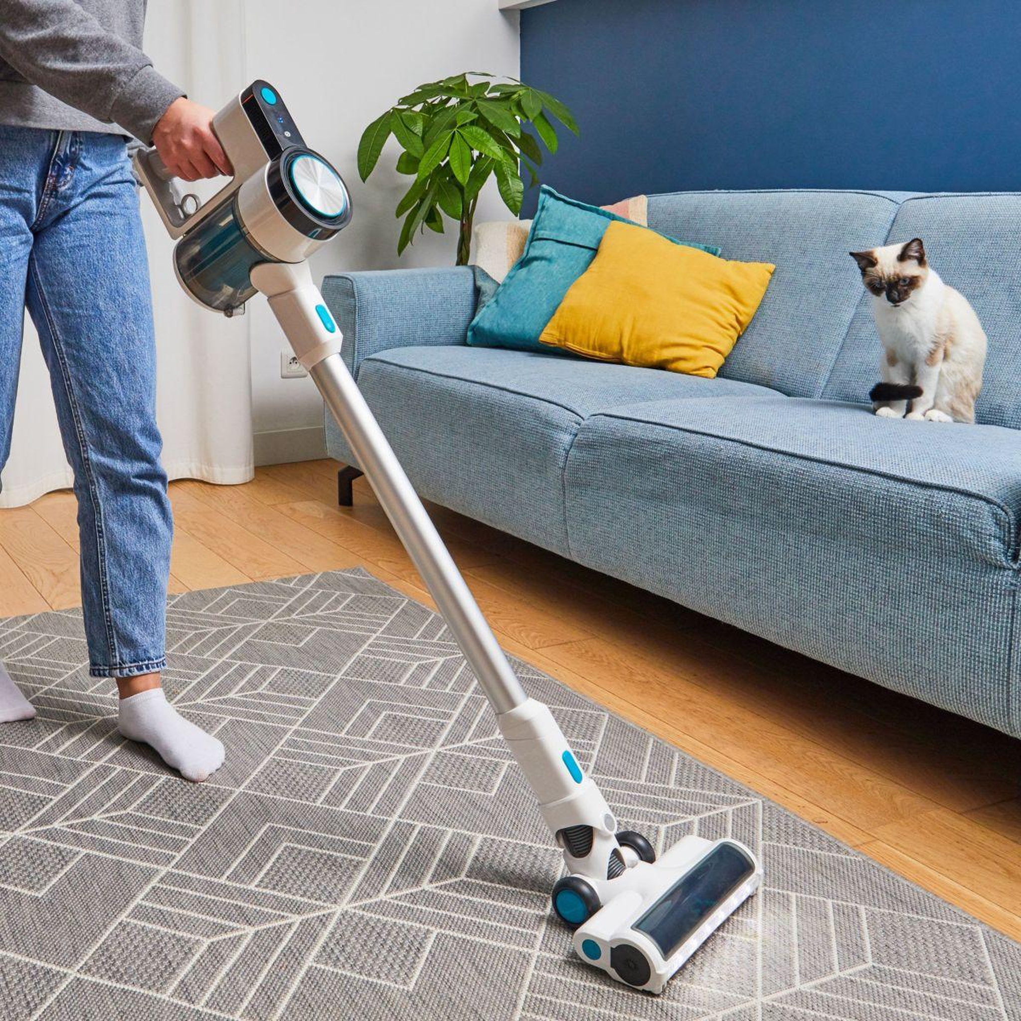 Voir la diapositive 4 : ESSENTIEL B Aspirateur balai eamu 216 easy 2