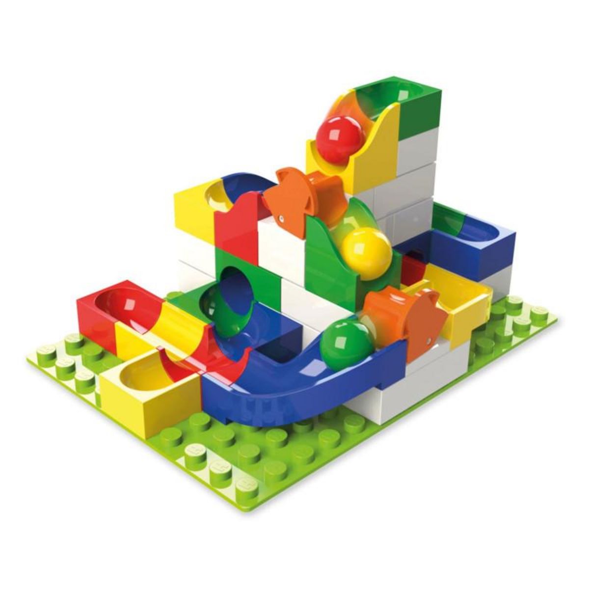 HUBELINO Hubelino Knikkerbaan Refill set Wissel, 43dlg.