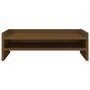 Voir la diapositive 5 : VIDAXL Support de moniteur Marron miel 50x24x16 cm Bois de pin solide
