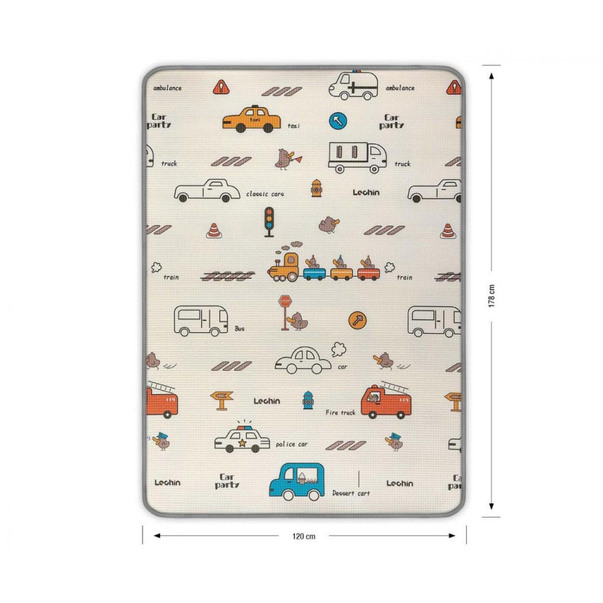 MILLY MALLY Tapis de jeu en mousse Kinder City - Confort et Sécurité pour Enfants