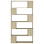 Voir la diapositive 5 : VIDAXL Bibliotheque/Separateur de piece Chene Sonoma 100x24x188 cm