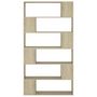 Voir la diapositive 5 : VIDAXL Bibliotheque/Separateur de piece Chene Sonoma 100x24x188 cm