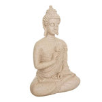 ATMOSPHERA Statuette Déco Bouddha Assis  Salma  27cm Beige