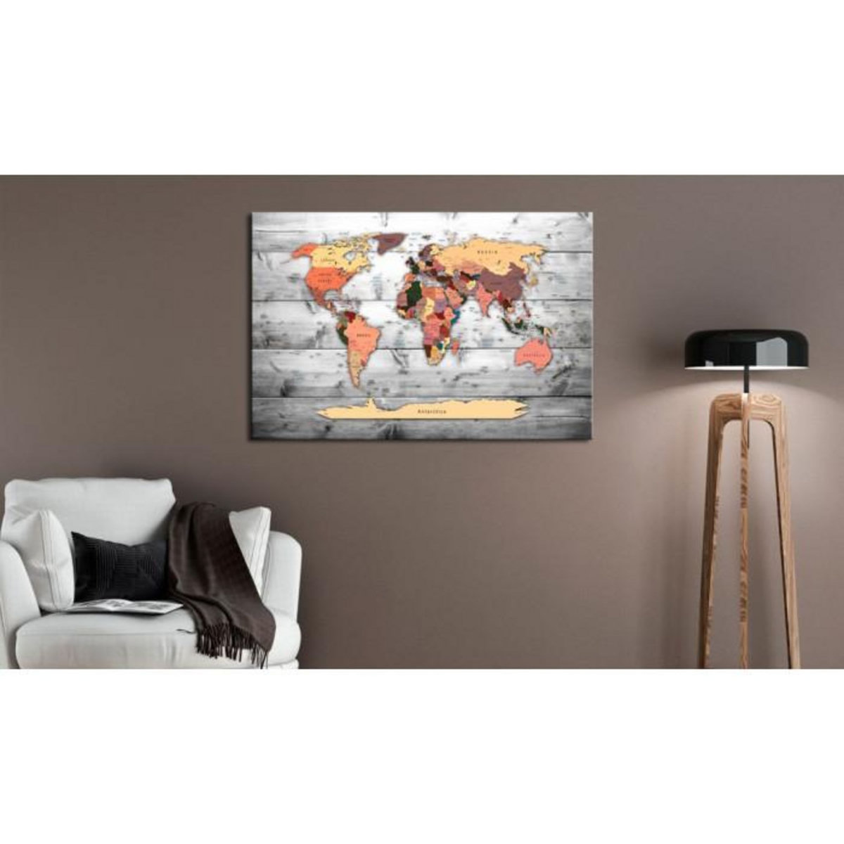 Paris Prix Tableau Imprimé  World Map : New Directions